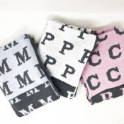 Personalized Hand Knit Cotton Baby Blanket