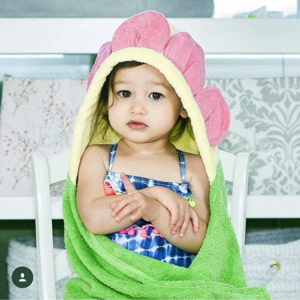 Personalized Kids Towel - Flower