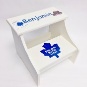 Personalized Kids Stool - Toronto Maple Leaf