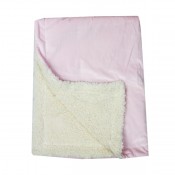 Personalized Pink Sherpa Blanket