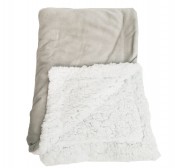Personalized Sherpa Blanket - Grey