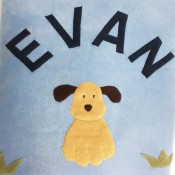 Personalized Fleece Blanket - Dog