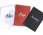 personalized journal notebook